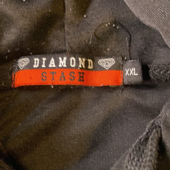 THE LEGEND 23. Diamond Stash short sleeve Hoodie - Picture 3 of 5